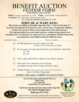 Benefit Auction Vendor Form