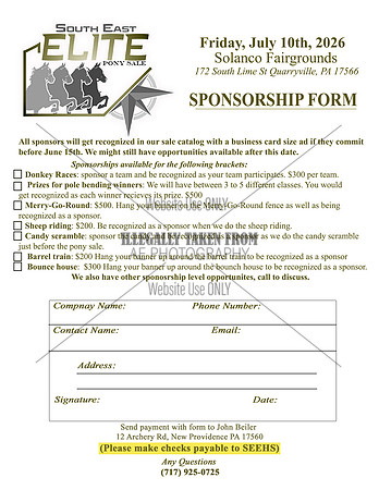 Sponsorship form