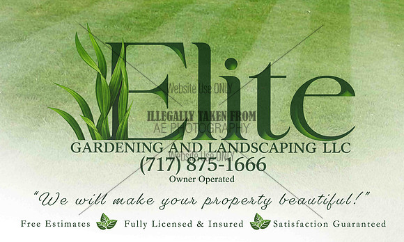 Elite Lawn service Banner